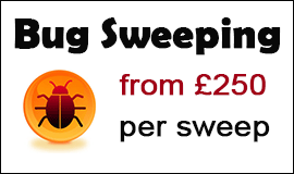 Bug Sweeping Cost in Herne Bay